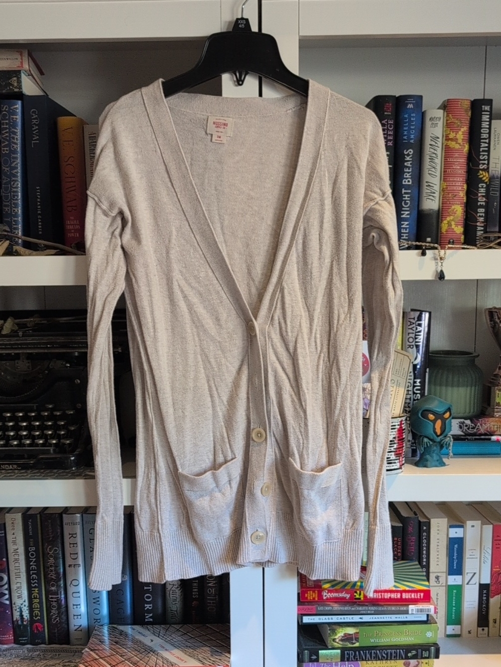 Mossimo Supply Co. Women's Beige Button-Front Cardigan